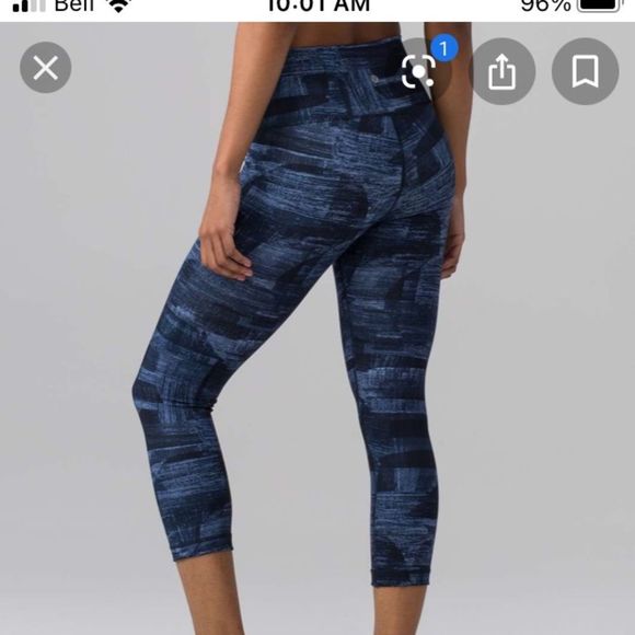 Lululemon WU crops - Picture 1 of 5